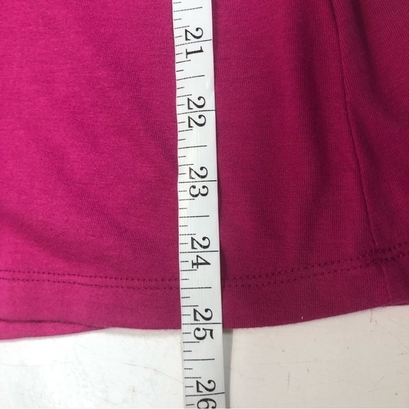 Ariat Senorita Fringe Top Bright Pink Short Sleeve Tee, size S - Picture 9 of 9